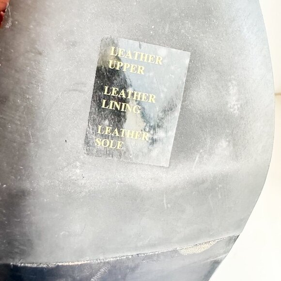 Fast Leather Antique finish All Leather Buckle Detail Booties 41 - Picture 7 of 9